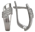 Серьги с фианитом 02-1419-23 2010 г инфо 1761w.