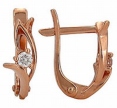 Серьги с фианитом 30059000-2 2009 г инфо 1764w.