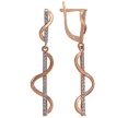 Серьги с фианитом 02-1297-32 2010 г инфо 1783w.