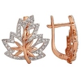 Серьги с фианитом 02-1057-32 2010 г инфо 1807w.