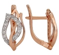 Серьги с фианитом 02-1587-03 2010 г инфо 1823w.