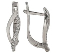 Серьги с фианитом 02-1689-03 2010 г инфо 1830w.