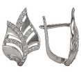 Серьги с фианитом 02-1091-32 2010 г инфо 1868w.