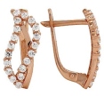 Серьги с фианитом 30080400-38 2010 г инфо 1874w.