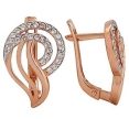 Серьги с фианитом 02-1063-32 2010 г инфо 1875w.