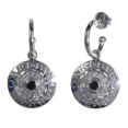 Серьги, серебро 925, циркон 012 01 21-03227 2010 г инфо 10824w.
