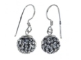Серьги, серебро 800, кристалл Сваровски 018 01 21sb-00003 2010 г инфо 10872w.