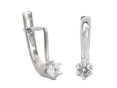 Серьги, серебро 925, циркон 008 01 21-03460 2009 г инфо 10914w.