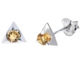 Серьги, серебро 925, цитрин 002 01 21-03003 2010 г инфо 11268w.