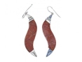 Серьги, серебро 925, коралл 010 01 21sp-00046 2010 г инфо 11290w.