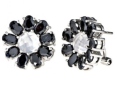 Серьги, серебро 925, оникс,розовый кварц 001 01 21spk-00005 2010 г инфо 11360w.