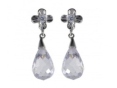 Серьги, серебро 925, циркон 008 01 21ls-00042 2010 г инфо 11365w.