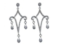 Серьги, серебро 925, циркон 019 01 21-02901 2010 г инфо 11367w.