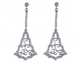 Серьги, серебро 925, циркон 019 01 21sp-00127 2010 г инфо 11556w.