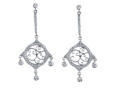 Серьги, серебро 925, циркон 019 01 21sp-00108 2010 г инфо 11571w.